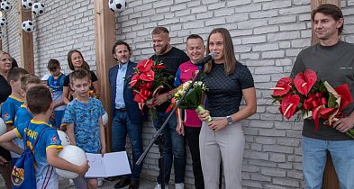 Ewa Pajor, Ebi Smolarek, Agata Tarczyńska i Marcin Tybura na otwarciu wystawy-15957