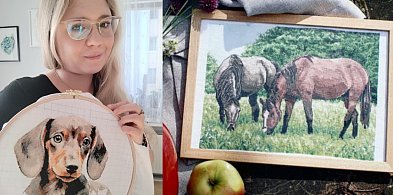 Nitką malowane. Haft krzyżykowy z duszą – wystawa Adrianny Bartnik-16017