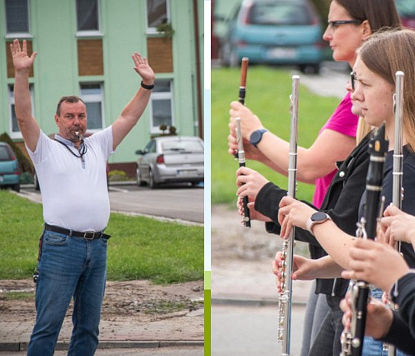 Uniejowska orkiestra dęta rusza na podbój Hiszpanii. Tak wyglądała ostatnia próba -16834