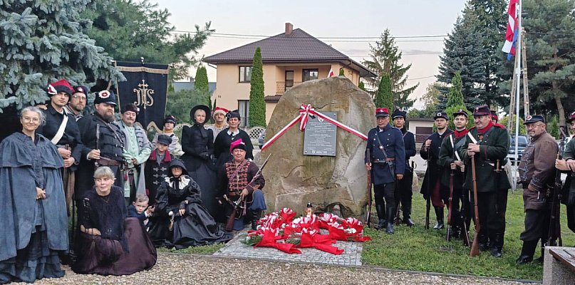 W Lekaszynie i Wilamowie  oddali hołd bohaterom Powstania Styczniowego - 16933