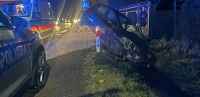 Pijany kierowca spowodował kolizję w Uniejowie-17282