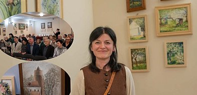 Lokalne inspiracje na płótnie. Relacja z wernisażu obrazów Lidii Zaradzkiej