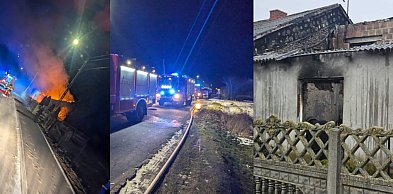 Dramat rodziny z gminy Uniejów. Pożar zniszczył ich dom – ruszyła zbiórka na odbud
