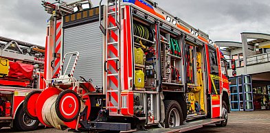 Sklep pożarniczy z wyposażeniem do ochrony osobistej i detekcji gazów