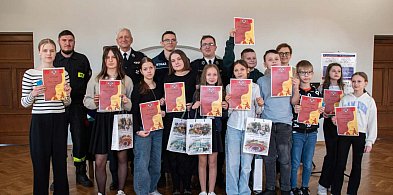 Gminne eliminacje ogólnopolskiego konkursu ,,Młodzież zapobiega pożarom''