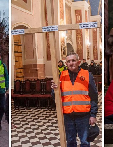 20 km w ciszy i skupieniu. Nocna Droga Krzyżowa kolejny raz w uniejowskiej parafii