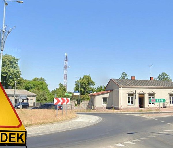 Tragedia w Poddębicach. Śmiertelny wypadek na DK72