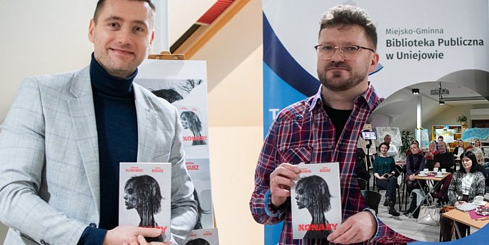 Klonowski i Bogusz  w Uniejowie na prapremierze nowej książki ,,Konary'' [FOTO]