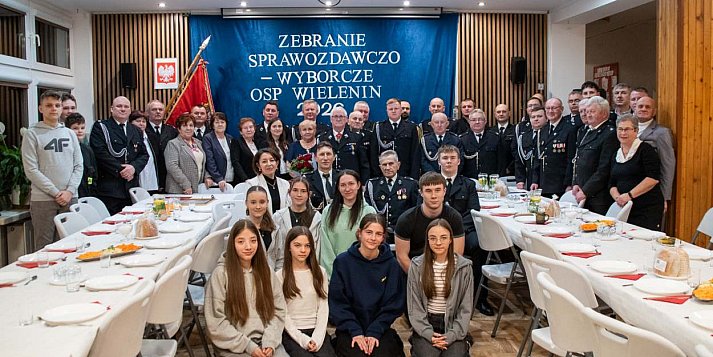 Bogdan Marciniak przekazuje stery w OSP Wielenin. Wybrano nowego prezesa