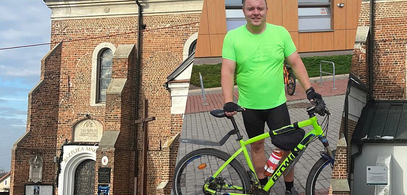 Z Uniejowa do Wilna na dwóch kółkach. Kolejna niezwykła inicjatywa księdza