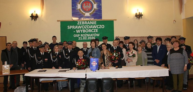 Nowy rozdział w OSP w Rożniatowie. Zmiana warty po czterech dekadach