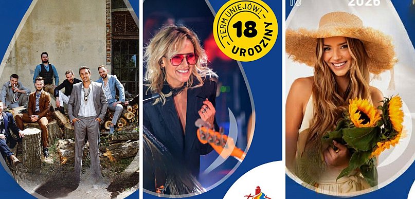 Oni wystąpią na koncercie z okazji 18 urodzin Term Uniejów