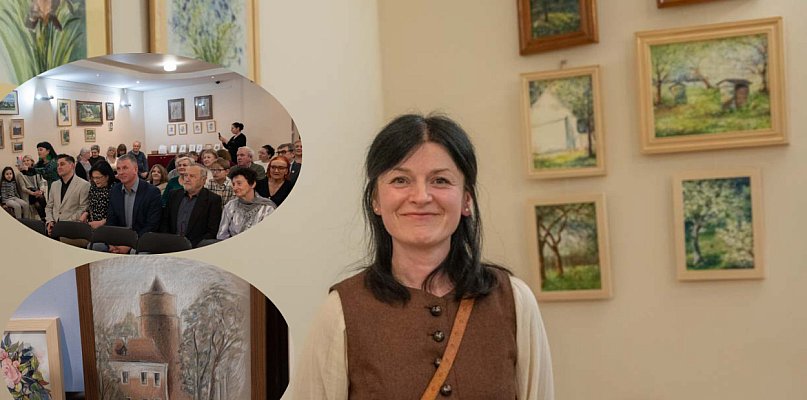 Lokalne inspiracje na płótnie. Relacja z wernisażu obrazów Lidii Zaradzkiej