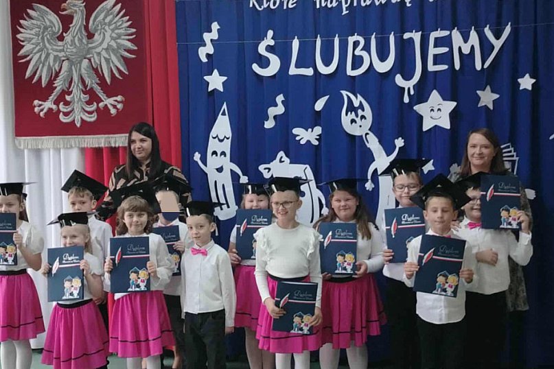 Ślubowanie Pierwszoklasistów w Szkole Podstawowej w Wilamowie