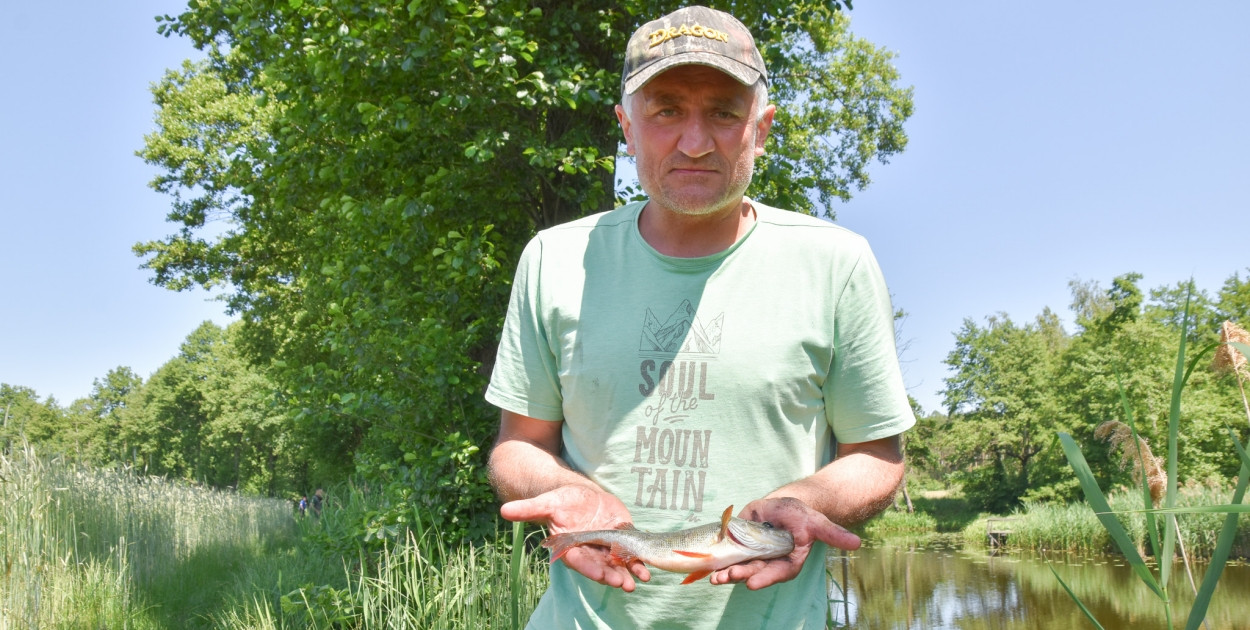 Na zdjęciu Tomasz Bartosik - zwycięzca zawodów. fot.Michał Kubacki