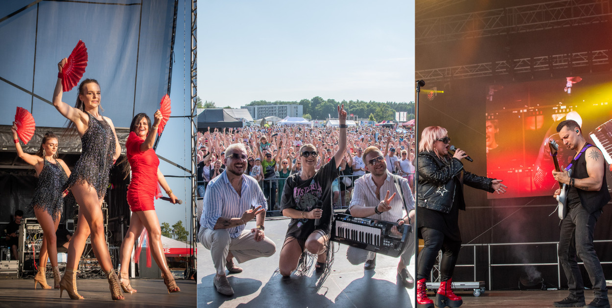 Piękni i Młodzi, Iness i Lombard na scenie Festiwalu Mleka w Uniejowie fot.Michał Kubacki