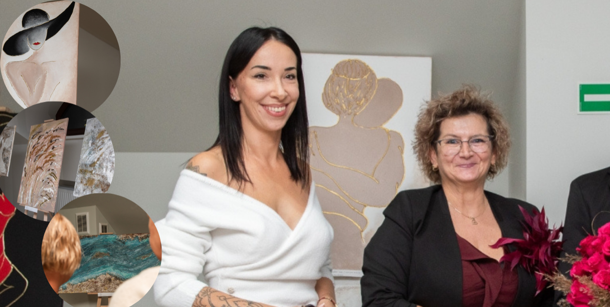 Wystawa Moniki Arkusz i Sabiny Kęcel w Uniejowie