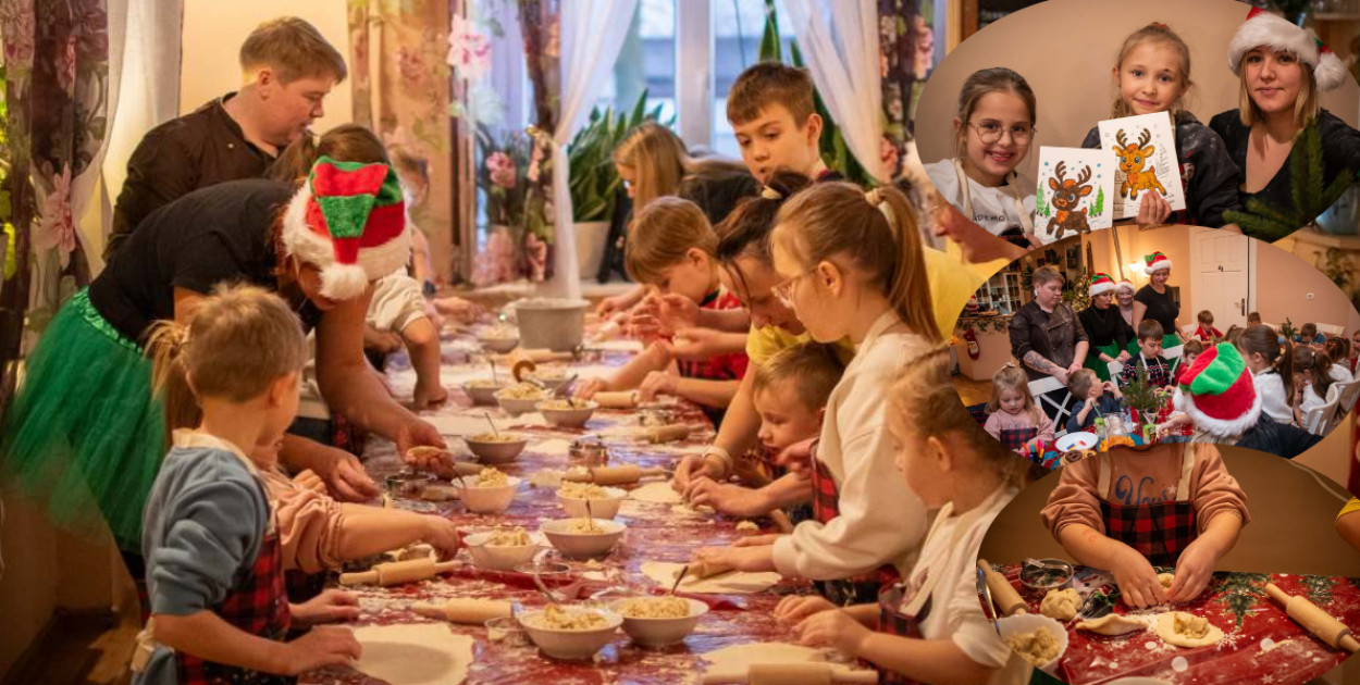 W uniejowskiej ,,Pierogarni pod 30-tką\" w poniedziałek 15 grudnia zorganizowano niezwykłe warsztaty pierogowe dla dzieci,