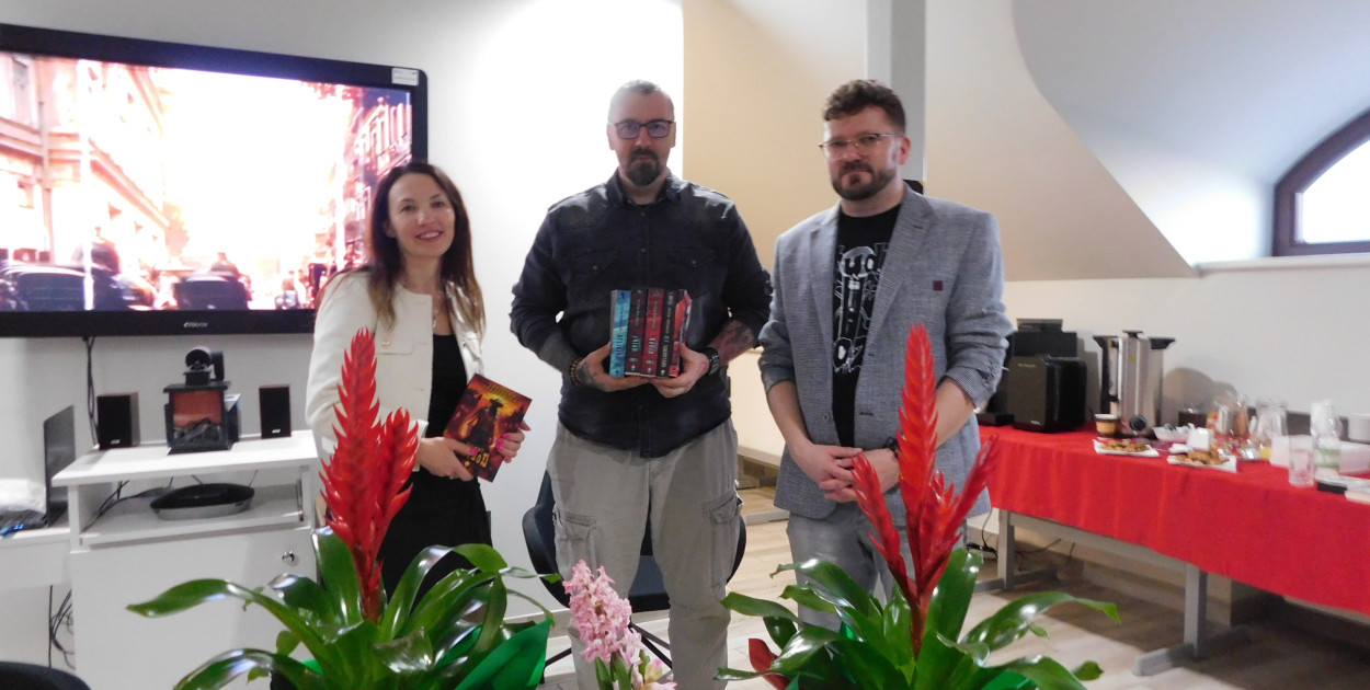 Spotkanie autorskie z Jarosławem Dobrowolskim w Uniejowie