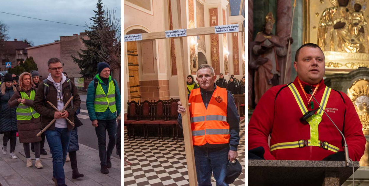 20 km w ciszy i skupieniu. Nocna Droga Krzyżowa kolejny raz w uniejowskiej parafii