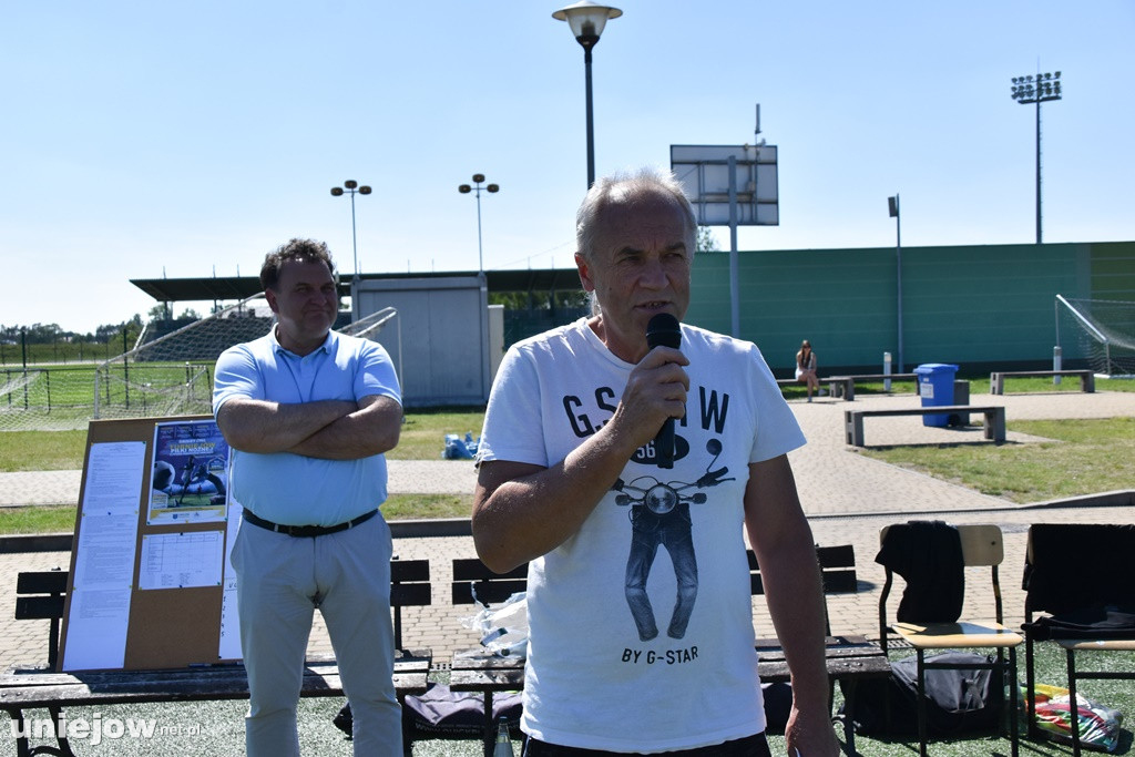 Na zdjęciu koordynator turniejów - Szymon Bugajak.